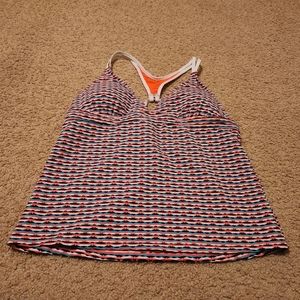 Athleta Waveline Tankiemor Swim Top EUC